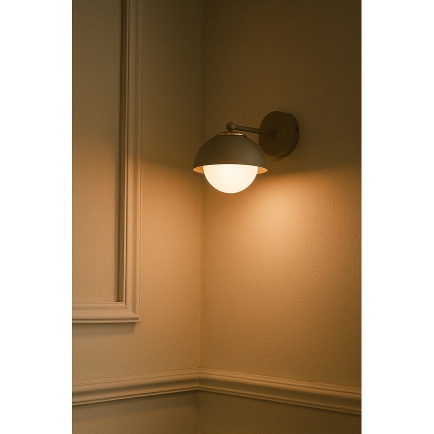 Brilagi - Seinävalaisin COSMO 1xE27/60W/230V beige/kultainen
