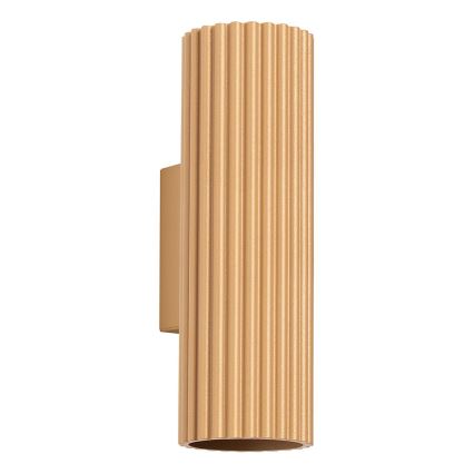 Brilagi - Seinävalaisin CRESTO 2xGU10/10W/230V 20 cm kulta