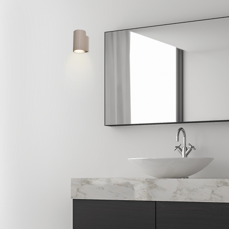 Brilagi - seinävalaisin CRISPINA 1xGU10/10W/230V 10 cm beige