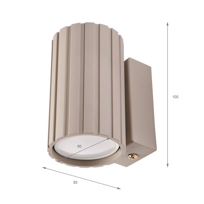 Brilagi - seinävalaisin CRISPINA 1xGU10/10W/230V 10 cm beige