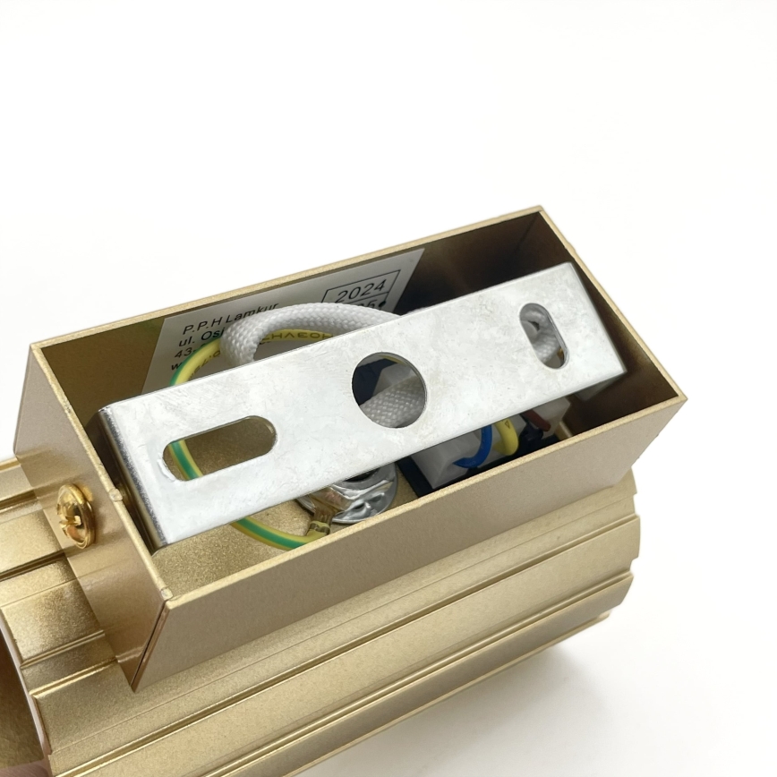 Brilagi - Seinävalaisin CRISPINA 1xGU10/10W/230V 10 cm kullanvärinen