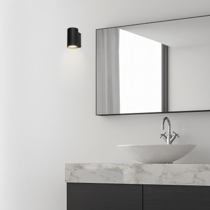 Brilagi - Seinävalaisin CRISPINA 1xGU10/10W/230V 10 cm musta