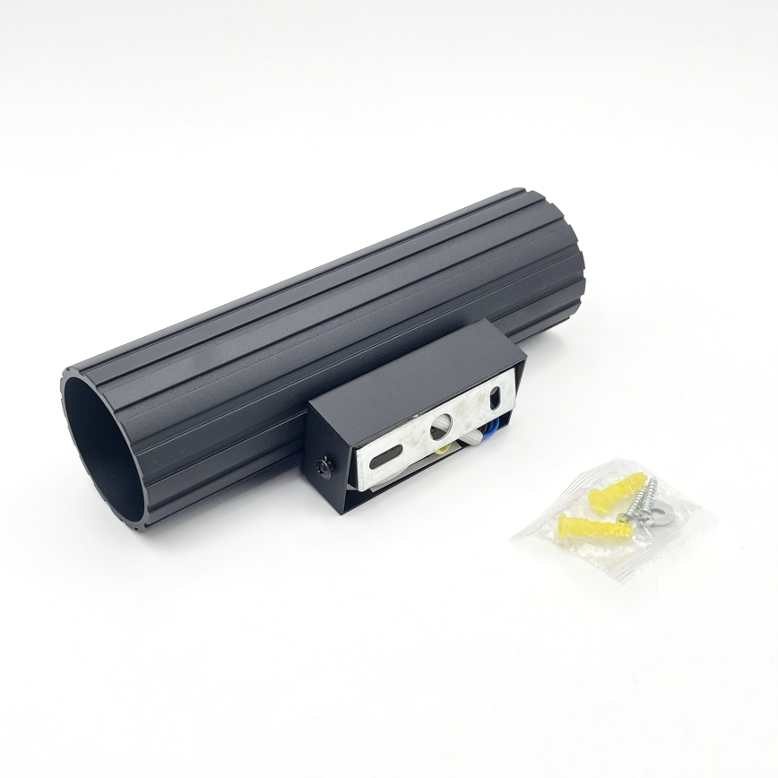 Brilagi - Seinävalaisin CRISPINA 2xGU10/10W/230V 20 cm musta