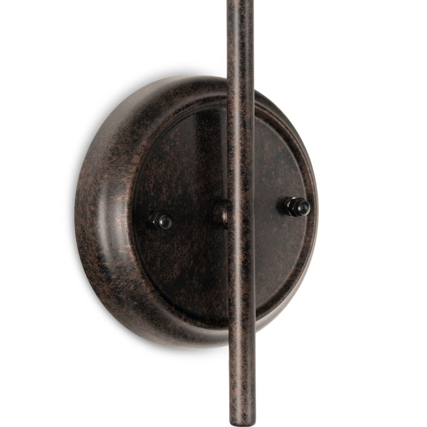 BRILAGI - Seinävalaisin FORGE 1xE27/60W/230V musta