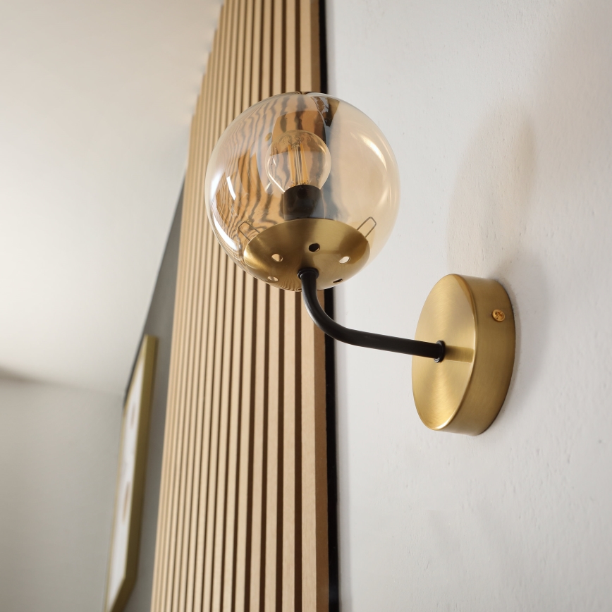 Brilagi - Seinävalaisin MALIVA 1xE14/15W/230V kultainen