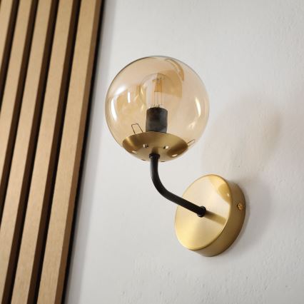 Brilagi - Seinävalaisin MALIVA 1xE14/15W/230V kultainen