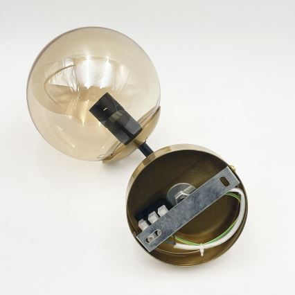 Brilagi - Seinävalaisin MALIVA 1xE14/15W/230V kultainen