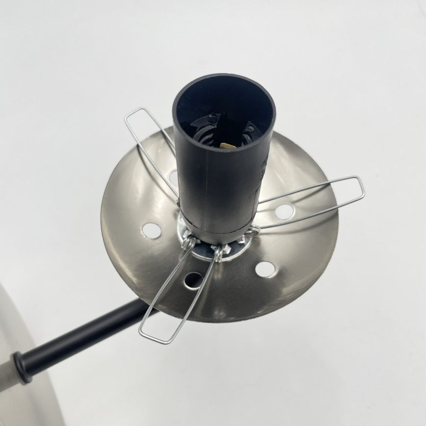 Brilagi - Seinävalaisin MALIVA 1xE14/15W/230V mattakromi/savunvärinen