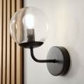 Brilagi - Seinävalaisin MALIVA 1xE14/15W/230V musta/kirkas