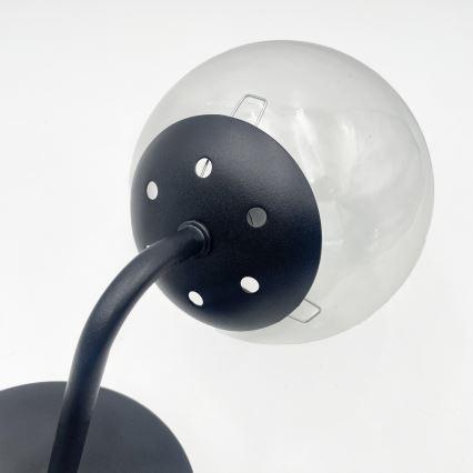 Brilagi - Seinävalaisin MALIVA 1xE14/15W/230V musta/kirkas