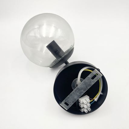 Brilagi - Seinävalaisin MALIVA 1xE14/15W/230V musta/kirkas