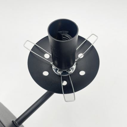 Brilagi - Seinävalaisin MALIVA 1xE14/15W/230V musta/savunharmaa