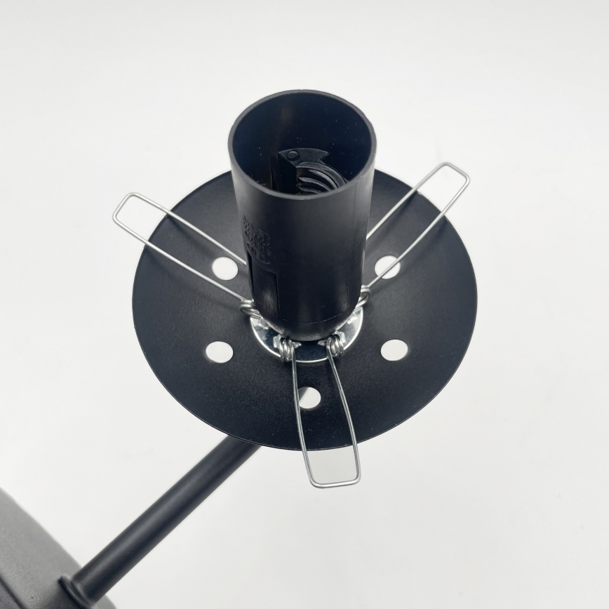 Brilagi - Seinävalaisin MALIVA 1xE14/15W/230V musta/savunharmaa