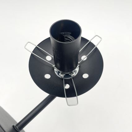 Brilagi - Seinävalaisin MALIVA 1xE14/15W/230V musta/valkoinen