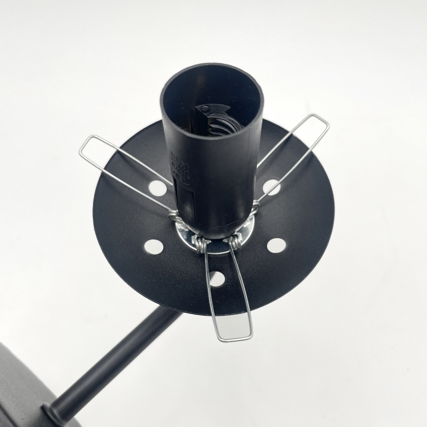 Brilagi - Seinävalaisin MALIVA 1xE14/15W/230V musta/valkoinen