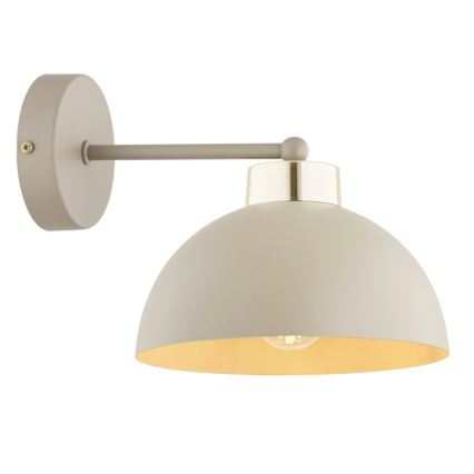 Brilagi - Seinävalaisin MOON 1xE27/60W/230V beige/kultainen