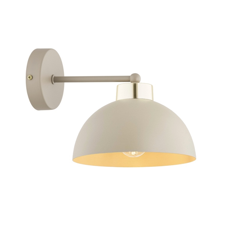 Brilagi - Seinävalaisin MOON 1xE27/60W/230V beige/kultainen