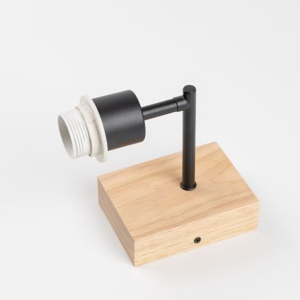 Brilagi - Seinävalaisin NUBILA WOOD 1xE27/25W/230V tammi/antrasiitti