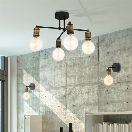 Brilagi - Seinävalaisin OMBORO 1xE27/60W/230V