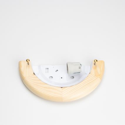 Brilagi - Seinävalaisin ORBIS 1xE27/60W/230V 30 cm mänty