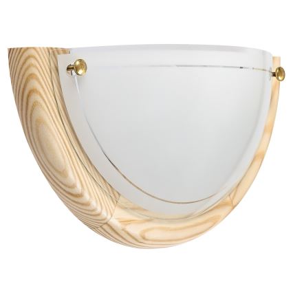 Brilagi - Seinävalaisin ORBIS 1xE27/60W/230V 30 cm mänty