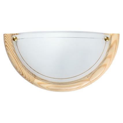 Brilagi - Seinävalaisin ORBIS 1xE27/60W/230V 30 cm mänty