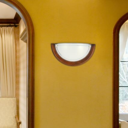 Brilagi - Seinävalaisin ORBIS 1xE27/60W/230V 30 cm mänty