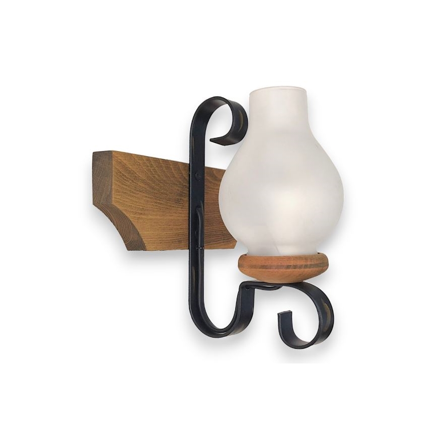 Brilagi - Seinävalaisin QUEEN 1xE14/40W/230V pyökki