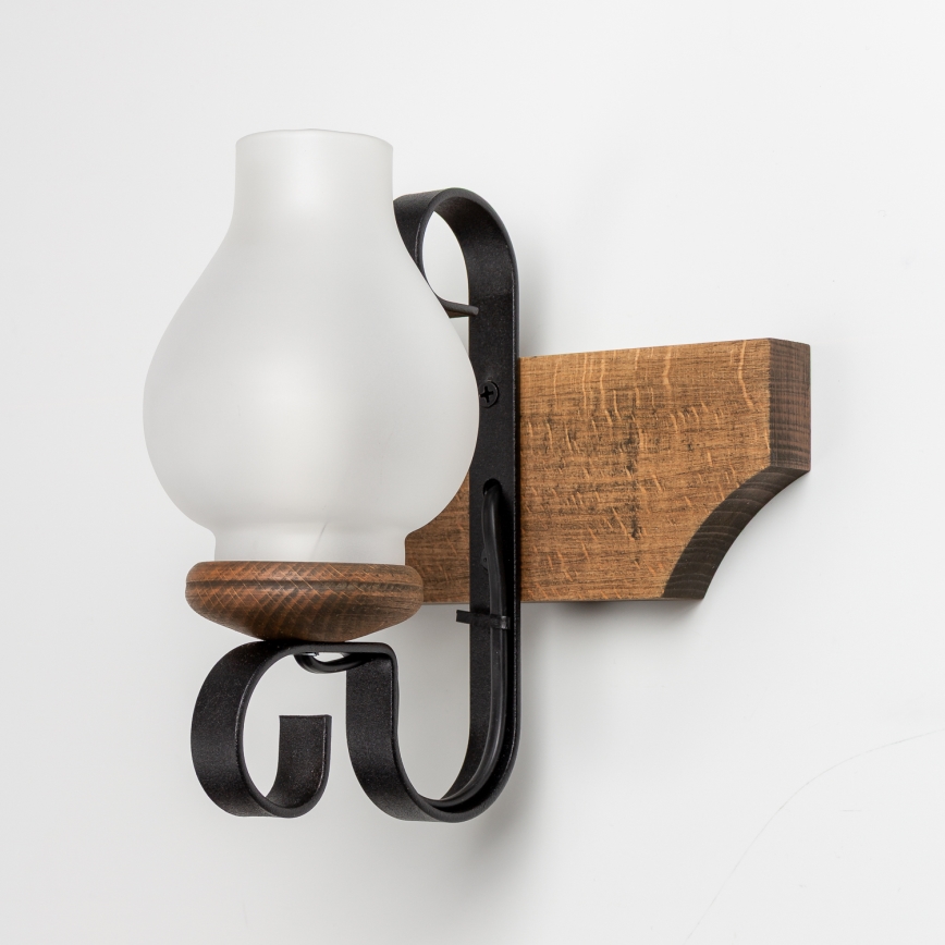 Brilagi - Seinävalaisin QUEEN 1xE14/40W/230V pyökki