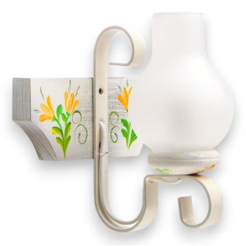 Brilagi - Seinävalaisin QUEEN 1xE14/40W/230V pyökki/kerma