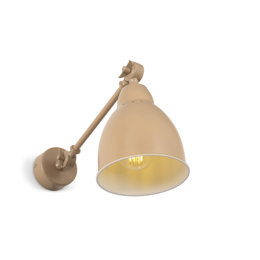 BRILAGI - Seinävalaisin QUILL 1xE27/40W/230V 40 cm beige