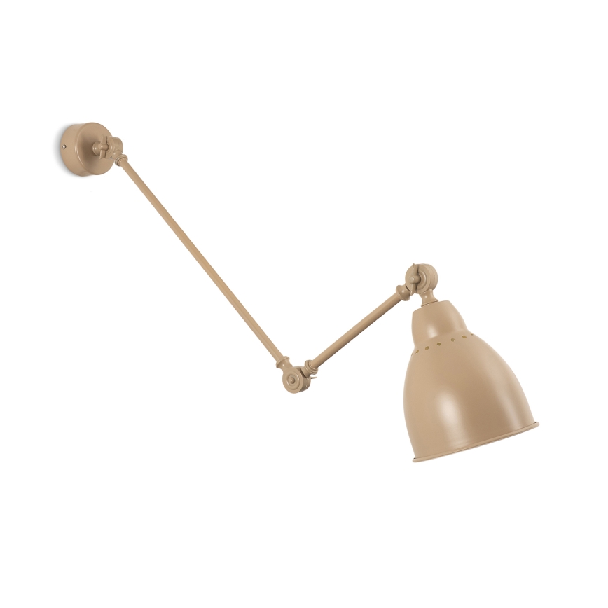 BRILAGI - Seinävalaisin QUILL 1xE27/40W/230V 83 cm beige