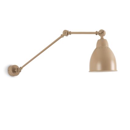 BRILAGI - Seinävalaisin QUILL 1xE27/40W/230V 83 cm beige