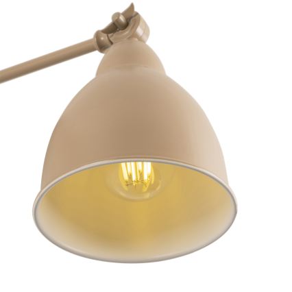 BRILAGI - Seinävalaisin QUILL 1xE27/40W/230V 83 cm beige