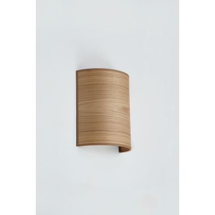 Brilagi - Seinävalaisin SEMI 1xE27/15W/230V halkaisija 20 cm ruskea