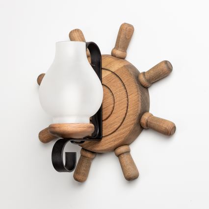 Brilagi - Seinävalaisin TIMONA 1xE14/40W/230V pyökki