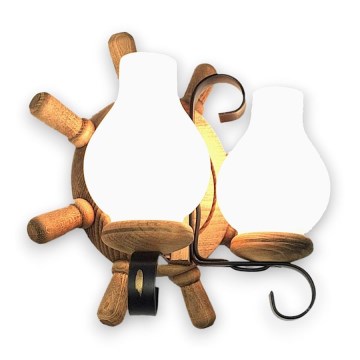 Brilagi - Seinävalaisin TIMONA 2xE14/40W/230V pyökki