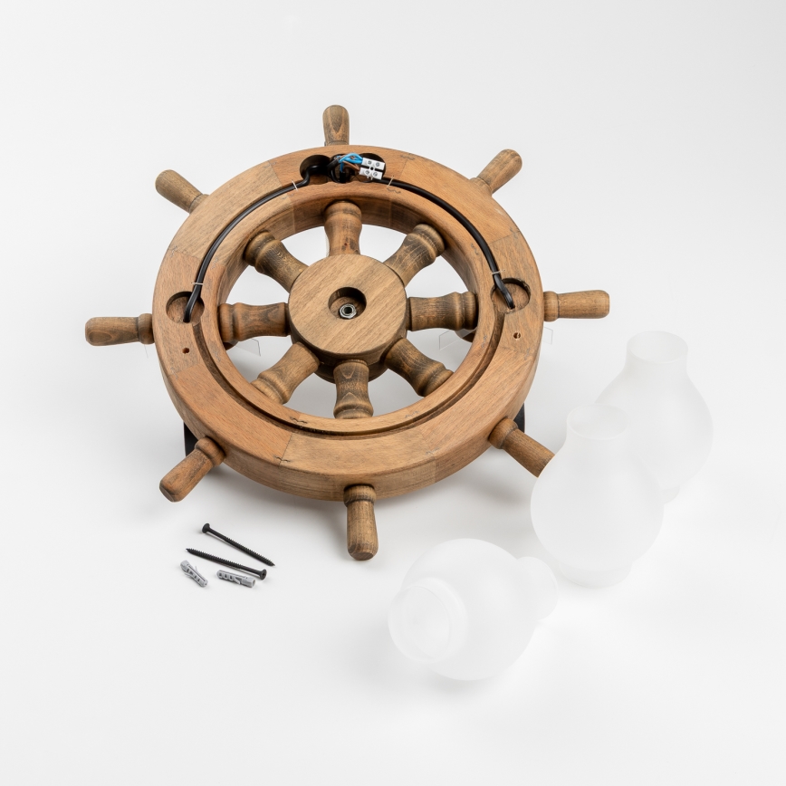 Brilagi - Seinävalaisin TIMONA 3xE14/40W/230V pyökki