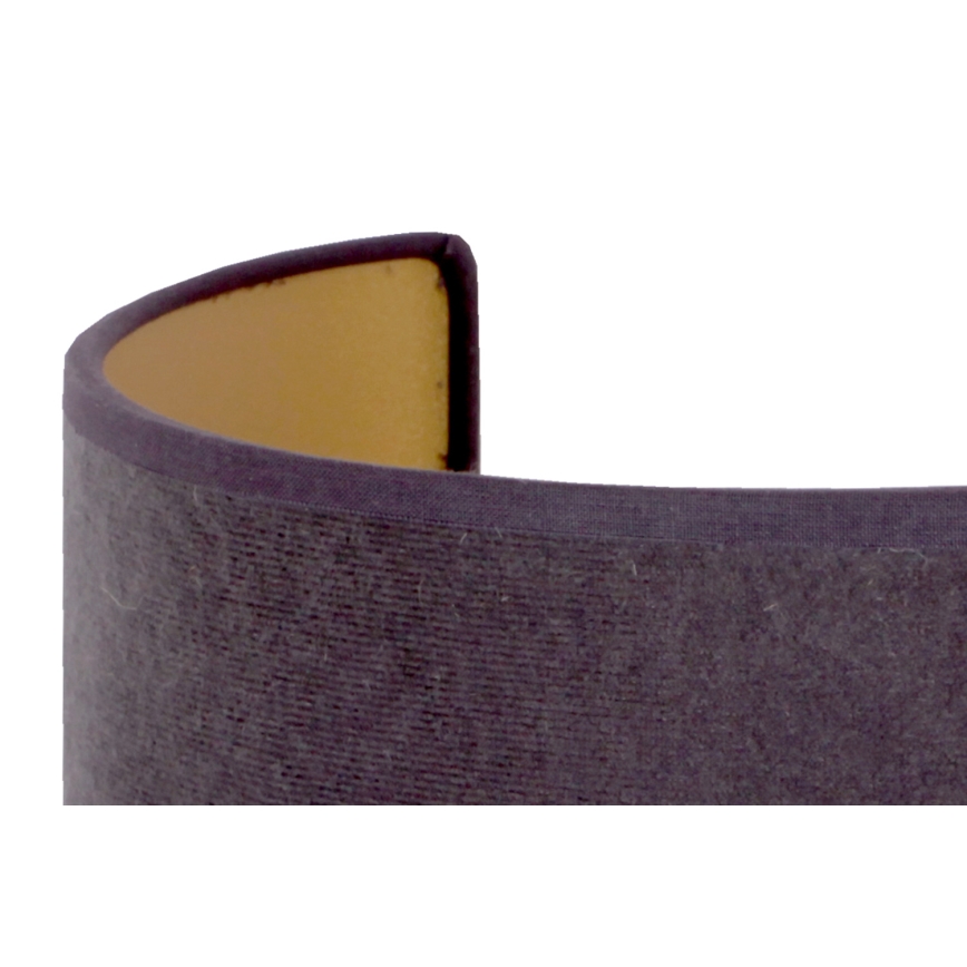 Brilagi - Seinävalaisin VELVET 1xE27/40W/230V harmaa