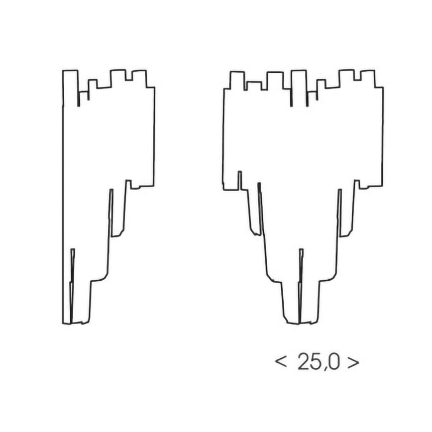 BRILAGI - Seinävalaisin VERVE 2xE14/40W/230V musta