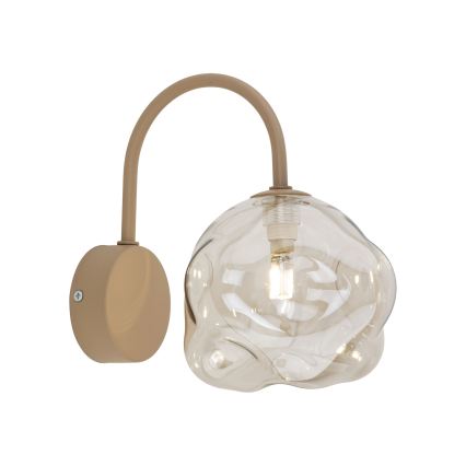 Brilagi - Seinävalaisin VULCANO 1xG9/8W/230V beige/savunbeige