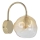Brilagi - Seinävalaisin VULCANO 1xG9/8W/230V kultainen/savunbeige