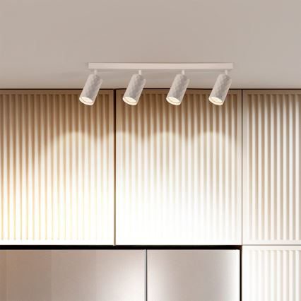 Brilagi - SELE DIAMANT kohdevalaisin 4xGU10/30W/230V, valkoinen