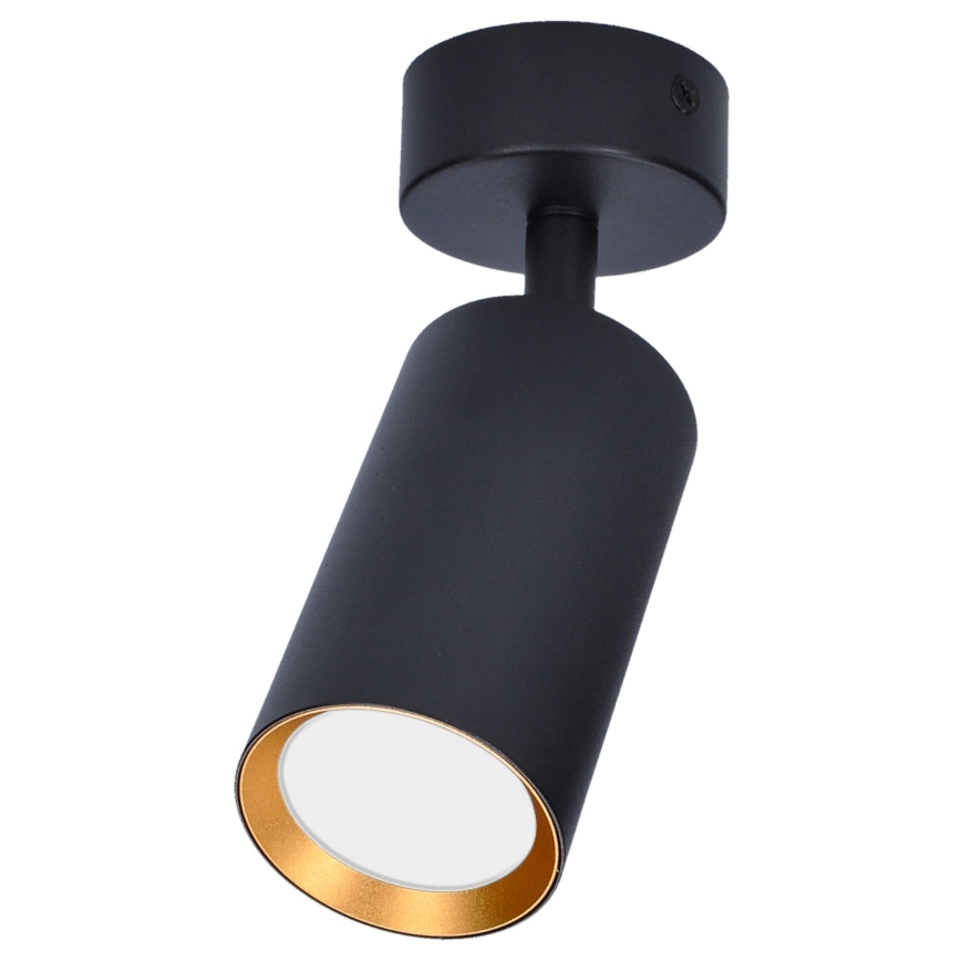 Brilagi - LED RGBW himmennettävä kohdevalaisin SELE 1xGU10/4,8W/230V 3000K musta/kulta + kaukosäädin