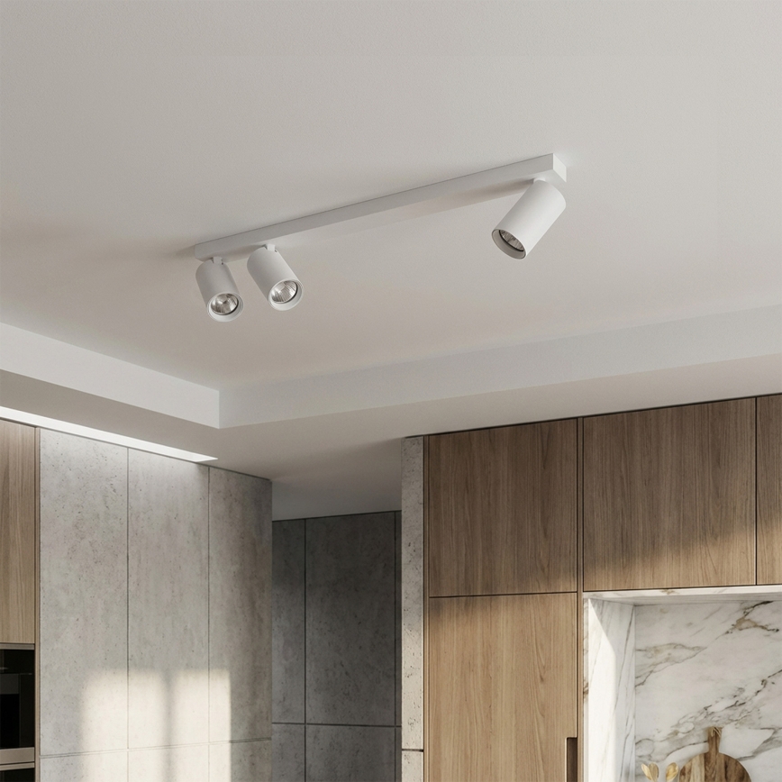 Brilagi - SELE LONG kohdevalaisin 3xGU10/30W/230V valkoinen
