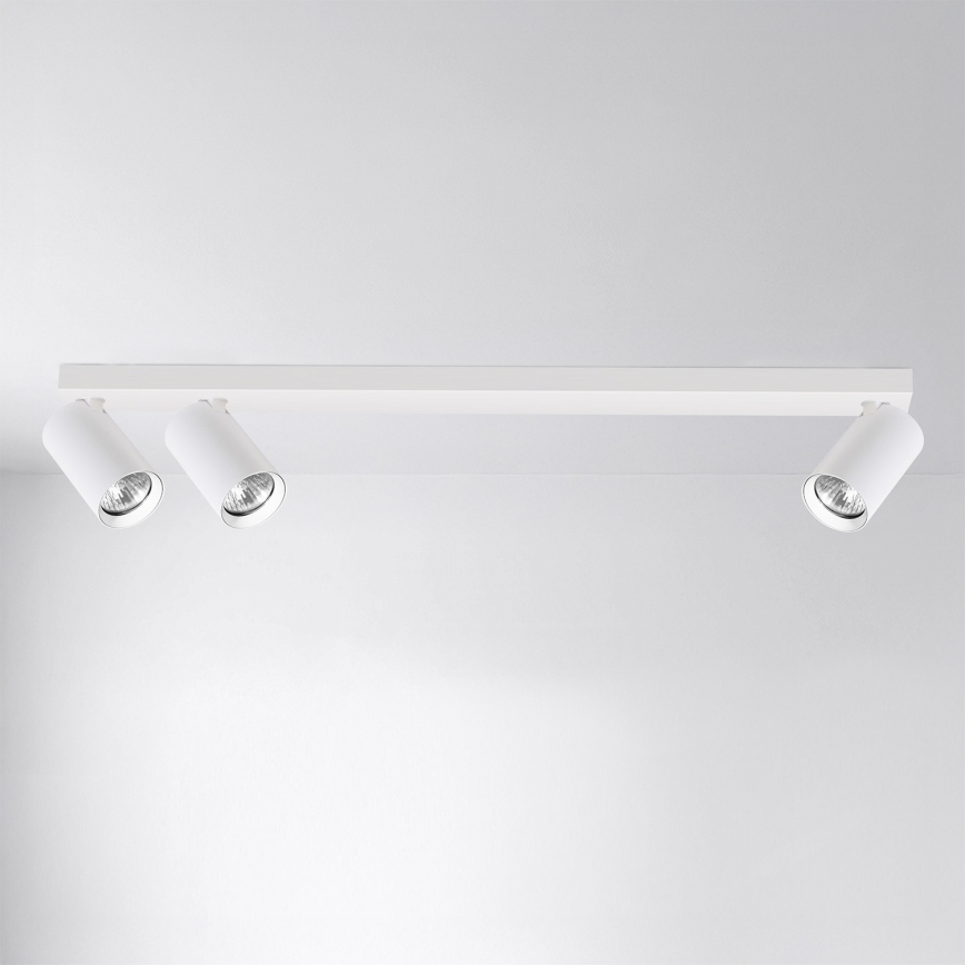 Brilagi - SELE LONG kohdevalaisin 3xGU10/30W/230V valkoinen