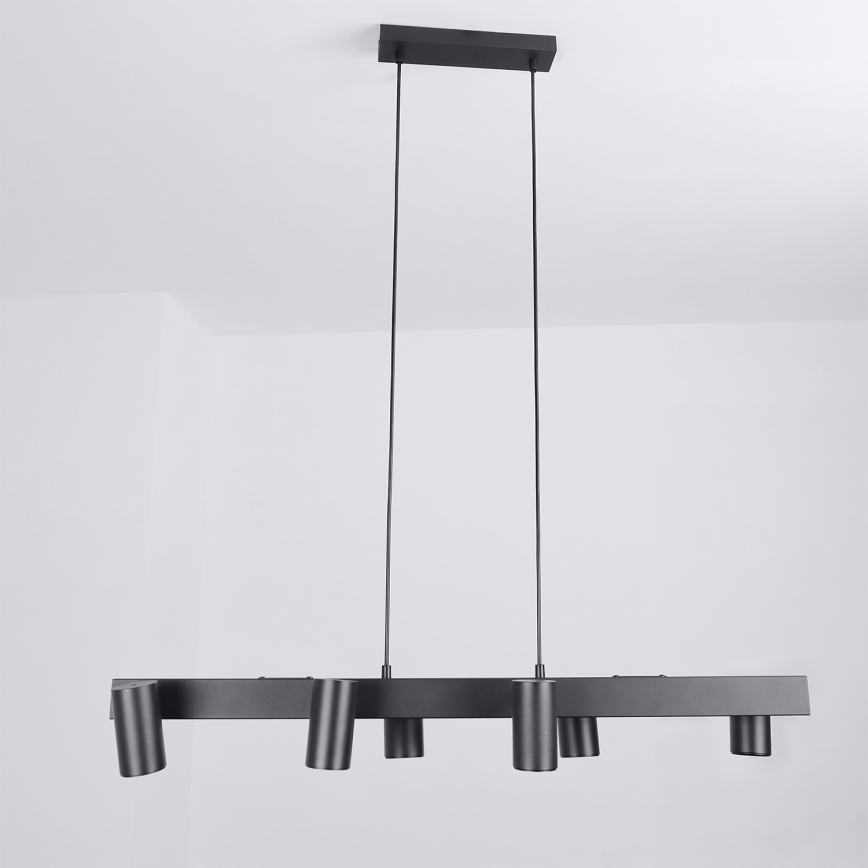 Brilagi - SELE-riippuvalaisin kaapelikiinnityksellä, 6xGU10/30W/230V, musta