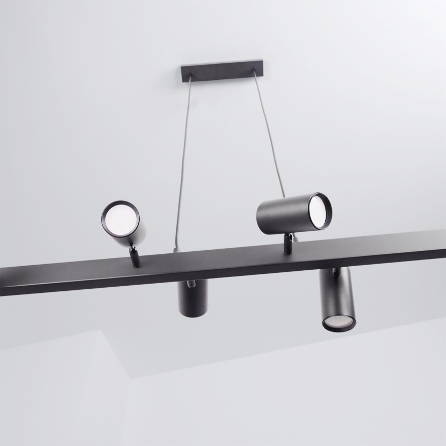 Brilagi - SELE-riippuvalaisin kaapelikiinnityksellä, 6xGU10/30W/230V, musta