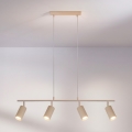 Brilagi - SELE-riippuvalaisin kaapelilla 4xGU10/30W/230V beige