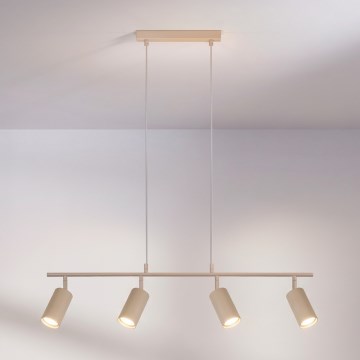 Brilagi - SELE-riippuvalaisin kaapelilla 4xGU10/30W/230V beige